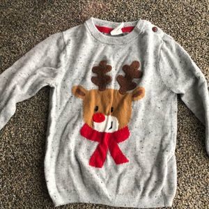 Reindeer sweater 18 months